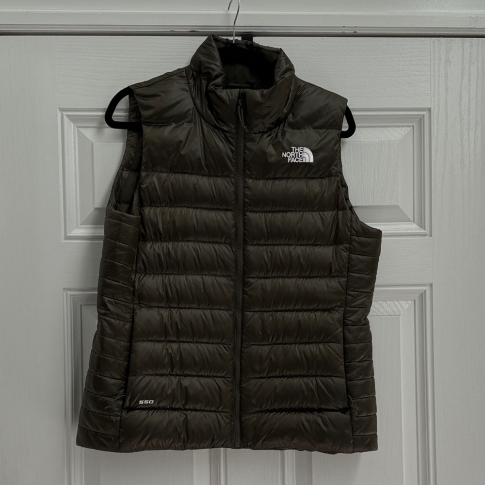 The North Face green Puffer Vest